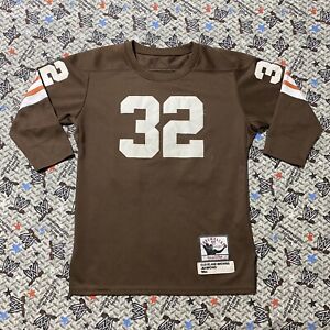 Jim Brown #32 Cleveland Browns Mitchell & Ness Youth Large Jersey 1964 Throwback