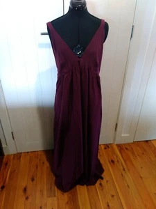 Silk Laundry mulberry 100 % silk halter dress Size M New with tags RRP $500.00 - Picture 1 of 8