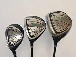 Macgregor 1, 3, 4 MT Tourney Driver & Fairway Metal Woods R Flex Graphite Left - Picture 1 of 17