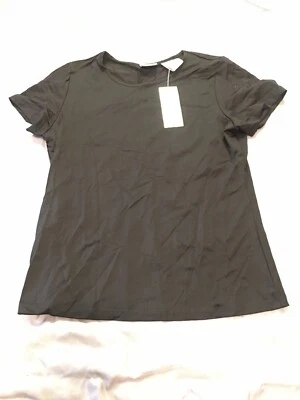 Camisa Covington Mujer Negra Talla L Pequeña Grande 14 16 Nueva Con Etiquetas Nylon Spandex Foto 1 de 2