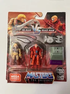 Mega Construx MOTU He-Man vs Beast Man Masters Of The Universe New FactorySealed - Picture 1 of 2