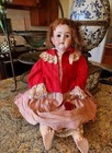 Antique German Doll 29" Heinrich Handwerck Simon Halbig Head/Body marked 5 1/2