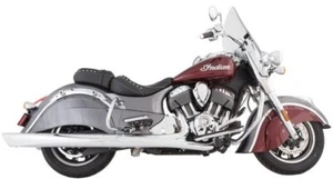 TAB 4" Chrome B.A.M. Sticks Exhaust Straight Tips Indian Chief + 211-1290-c2-2.5 - Picture 1 of 2