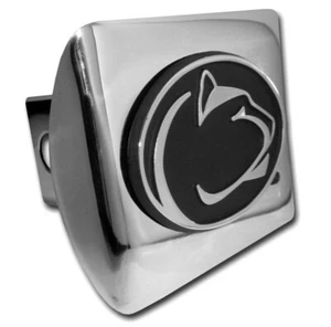 Penn State Chrome Metal Hitch Cover - Picture 1 of 1