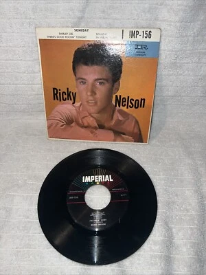 Ricky Nelson Shirley lee, Someday, feelin Sorry ,Good Rockin,  E.P   45  Vg-+ - Image 1 of 4