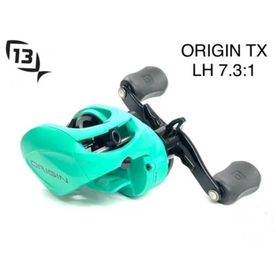 13 FISHING ORIGIN TX 7.3:1 LEFT HAND SALTWATER BAITCAST REEL BRAND NEW - Image 1 of 2