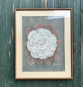 HERLAND Jack Flowers Original Impasto Acryl Gemälde signiert - Bild 1 von 2