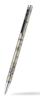 Bolígrafo Hearts Butterfly enchapado en plata nuevo en caja varios colores Foto 1 de 4