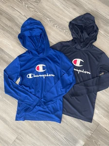 NWOT Champion bundle of 2 long sleeve hooded athletic tops Size M - Picture 1 of 4