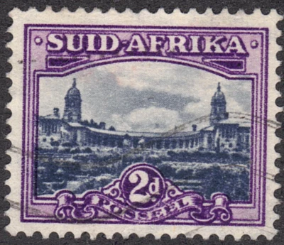 1927-28 South Africa - SC# 26b - Government Building - Used - Image 1 of 2