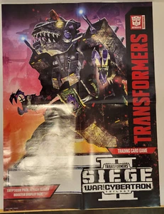 Transformers TCG Trypticon Poster Siege II War for Cybertron Trilogy Card Game - Picture 1 of 2