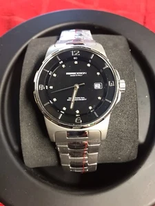 Momo Design schwarz Perlmutt Edelstahl Uhr 093-C-MB-01BK - Bild 1 von 11
