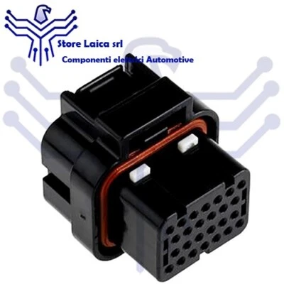 AMP - TE CONNECTIVITY CONNETTORE 26 VIE PIN POLI TENUTA STAGNA MASCHIO AMP SUPERSEAL 1.00 mm ECU AUTO
