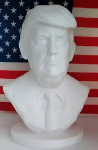 300MM RIESIG! Präsident Donald Trump Büste 2 GRATIS GESCHENKE 🎁🎁 3D-Druck Statue 12 Zoll - Bild 1 von 8