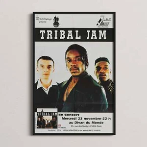 Affiche Vintage Originale - Tribal Jam - Divan du monde - 1994 - Picture 1 of 3
