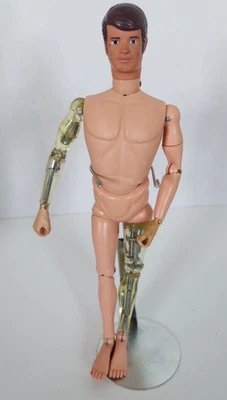 Figura De Colección 1975 GI Joe Adventure Team Mike Powers Atomic Man Bionic 12" Foto 1 de 4