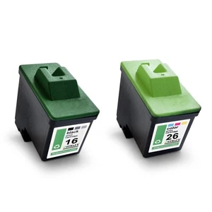 2x per Cartridge 1+1 Replaces Lexmark NO16 NO17 NO26 NO27 - Zdjęcie 1 z 4