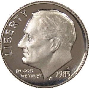 1983 S Roosevelt Dime Choice Proof 10c US Coin Collectible - Picture 1 of 2