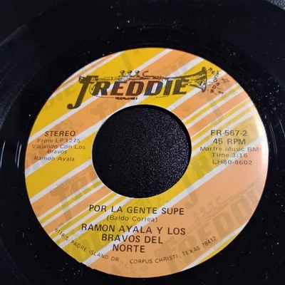 Ramon Ayala 45 YA NOMAS ESTA VEZ POR LA GENTE SUPE VINYL RECORD VG+ 1983 - Image 1 of 2