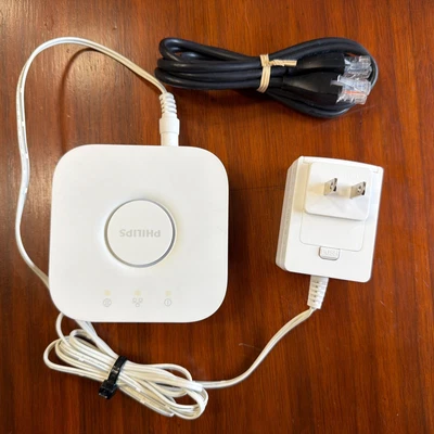 Philips Hue Bridge 2nd Generation 2.1 3241312018A w/ Power Adapter - White - Image 1 of 2