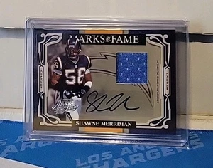 Playoff Absolute Memorabilia Materials Signatures 2007/50 Shawne Merriman automático - Imagen 1 de 2