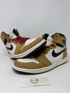 Nike Air Jordan 1 Retro High Og Rookie Of The Year 2018 Taglia 9.5 Autentiche Usate - Foto 1 di 11