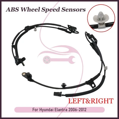 Par de sensores de velocidad de rueda ABS delanteros izquierda y derecha para Hyundai Elantra 2006-2012 Foto 1 de 4