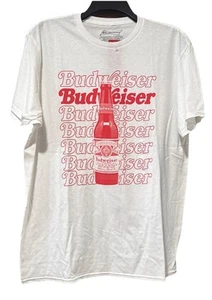Budweiser T Shirt Large Adult Short Sleeve 100% Cotton New With Tags* - Picture 1 of 4