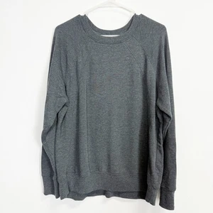 Zella Sweatshirt Herren mittelgrau Rundhals Pullover leicht Raglan Yoga Gym - Bild 1 von 11