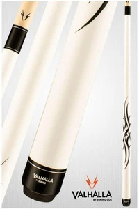 Viking Valhalla VA203 Hard Rock Maple Pool/Billiard Cue White with Graphic - Picture 1 of 3
