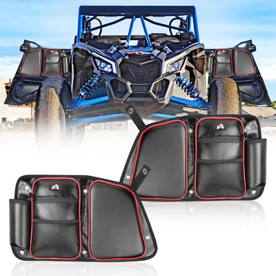 Bolsa de almacenamiento de puerta trasera RZR UTV de 2 piezas montaje lateral para Polaris RZR XP 2019-2021 Foto 1 de 4