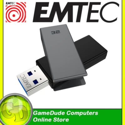 2x EMTEC 32gb USB3.1 Flash Drive "BRICK" - Swivel Design Model: ECMMD32GC353 -F2 - Image 1 of 3