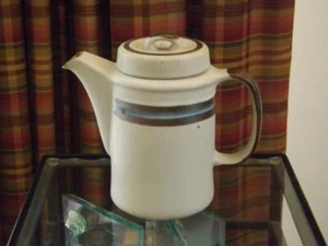 Otagiri Horizon Coffee Pot Japan 7 Cups 8" Tall Stoneware Mid Century Modern - Picture 1 of 5