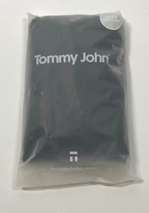 Tommy John Cool Cotton Crewneck T shirt Size Medium - Black - NWT - Picture 1 of 4