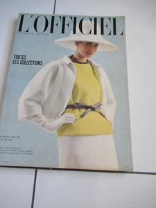 APRIL 1963 Paris L'Officiel French couture fashion magazine Near Mint Courreges - Picture 1 of 14
