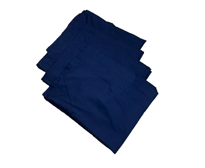 海军蓝窗帘面板4件套窗帘全衬里加权Hems 86长 — 第 1/4 张图片