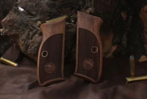 KSD Brand Canik L120 Compatible Walnut Grips Diamond - Picture 1 of 1