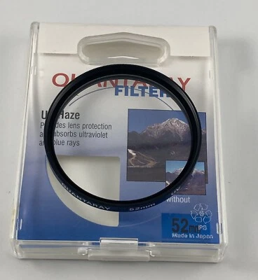 Quantaray UV Haze 52 mm Filter Lens With Original case. Made In Japan, GC. - Image 1 of 3