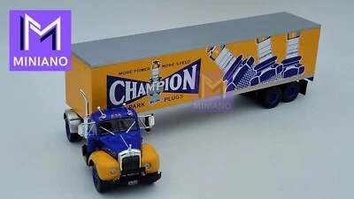 MACK B 61 T SEMI-REMORQUE CHAMPION 1956 N°35 CAMION AMERICAIN IXO ALTAYA 1/43ème - Photo 1/4