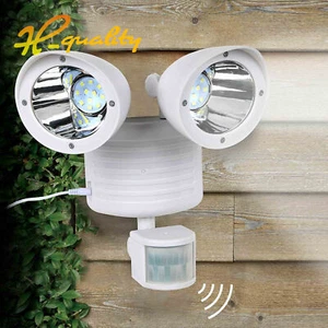 Solar Security Sensor Light Extra Bright LED Garden Outdoor Security Light - Picture 1 of 8