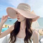 Straw Woven Bucket Hat Trendy Sunscreen Hat Fashion Beach Hat  Summer
