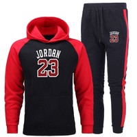 NEW Men's Michael Air Legend 23 Jordan Tracksuit Hoodie&Pants Sportswear Bulls