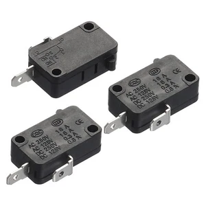Interruptor Horno Microondas Horno Micro Interruptor Puerta 2 Normalmente Abierto Negro Paquete de 3 - Imagen 1 de 4