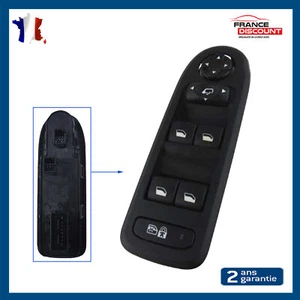 BOUTON DE LEVE VITRE AVANT GAUCHE Prévu Pour C5 308 508 = 96644917XT - Imagen 1 de 7