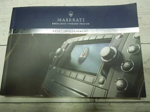 2008 MASERATI  MULTI MEDIA NAVIGATION,RADIO,VOICE SYSTEM SUPPLEMENT BOOKLET - Picture 1 of 6