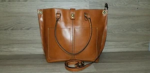 Patricia Nash Heritage Marseille Ledertasche (hellbraun) - Neu mit Etikett - Bild 1 von 8