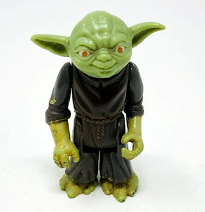 1980 Yoda Star Wars Jedi Master Vintage Kenner Empire Strikes Back Loose Figure - Foto 1 di 18