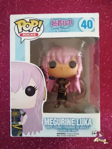 FUNKO POP ROCKS MEGURINE LUKA Vocaloid Crypton #40 Vinyl Figure VAULTED RARE - Bild 1 von 7