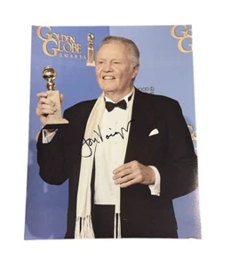 Jon Voight Autograph 8.5x11 Golden Globe Photo! Movie Actor! Signed In-Person! - Picture 1 of 1