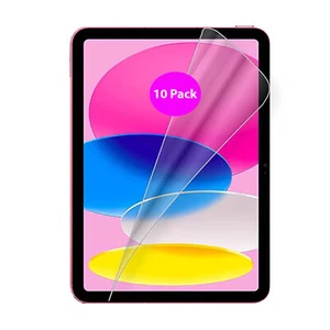 10x Soft Pet Film Screen Protector for Apple iPad 10th Gen 10.9'' 2022 2023 Bulk - Picture 1 of 8